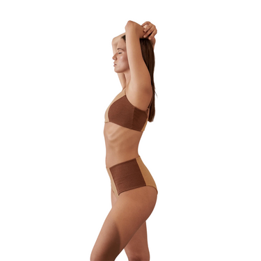Stone Kin Organic Cotton Contoured Crop Top